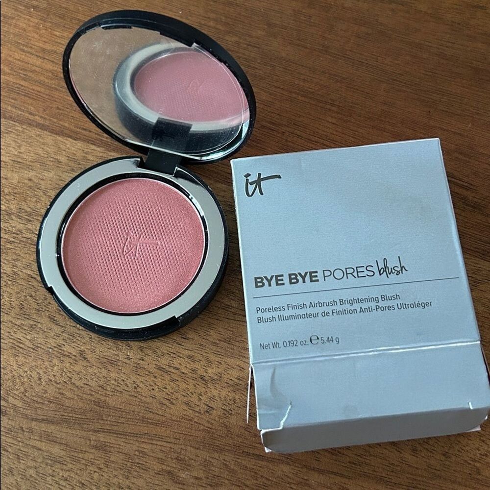 it Cosmetics Bye Bye Pores Blush - Rosy Pink Face Cheeks NIB
